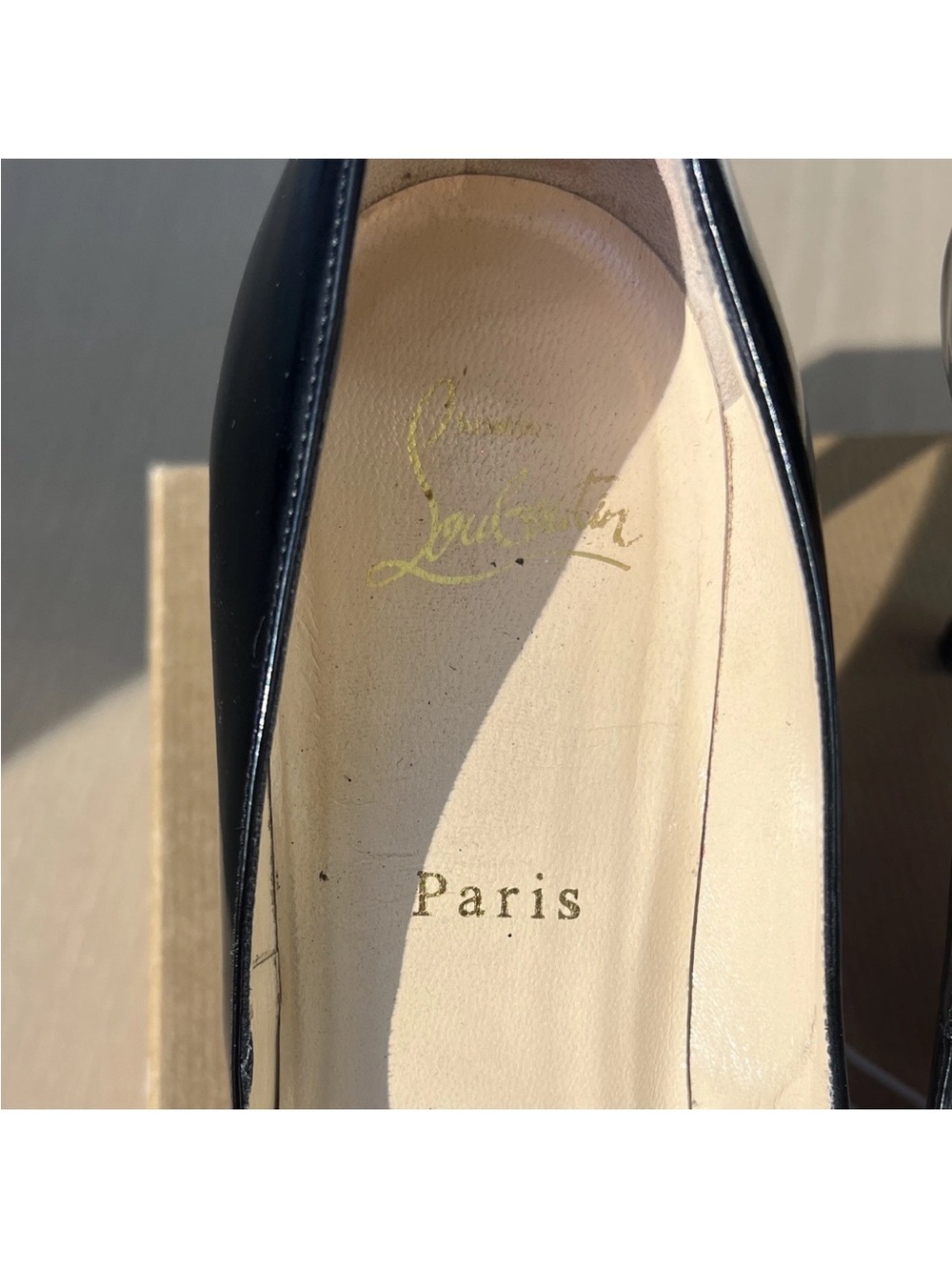 Christian Louboutin Black Patent Calf Leather Pigalle 85 Pump EU 38.5 - Picture 7 of 13